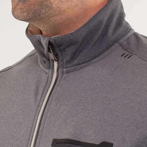 Lululemon Men’s Training Jacket in Heathered Dark Slate - Picture 3 of 13